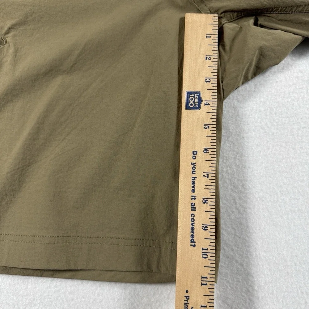 Marmot Performance Shorts Men 40 Outdoor Hiking Trail Zip Cargo Pocket Tan Khaki